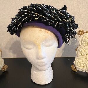 Vintage Jack McConnell hat Purple